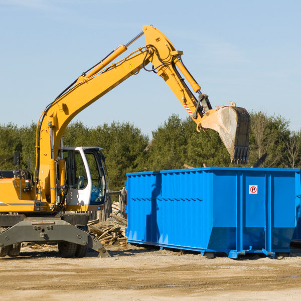 are there any restrictions on where a residential dumpster can be placed in St Simons Georgia